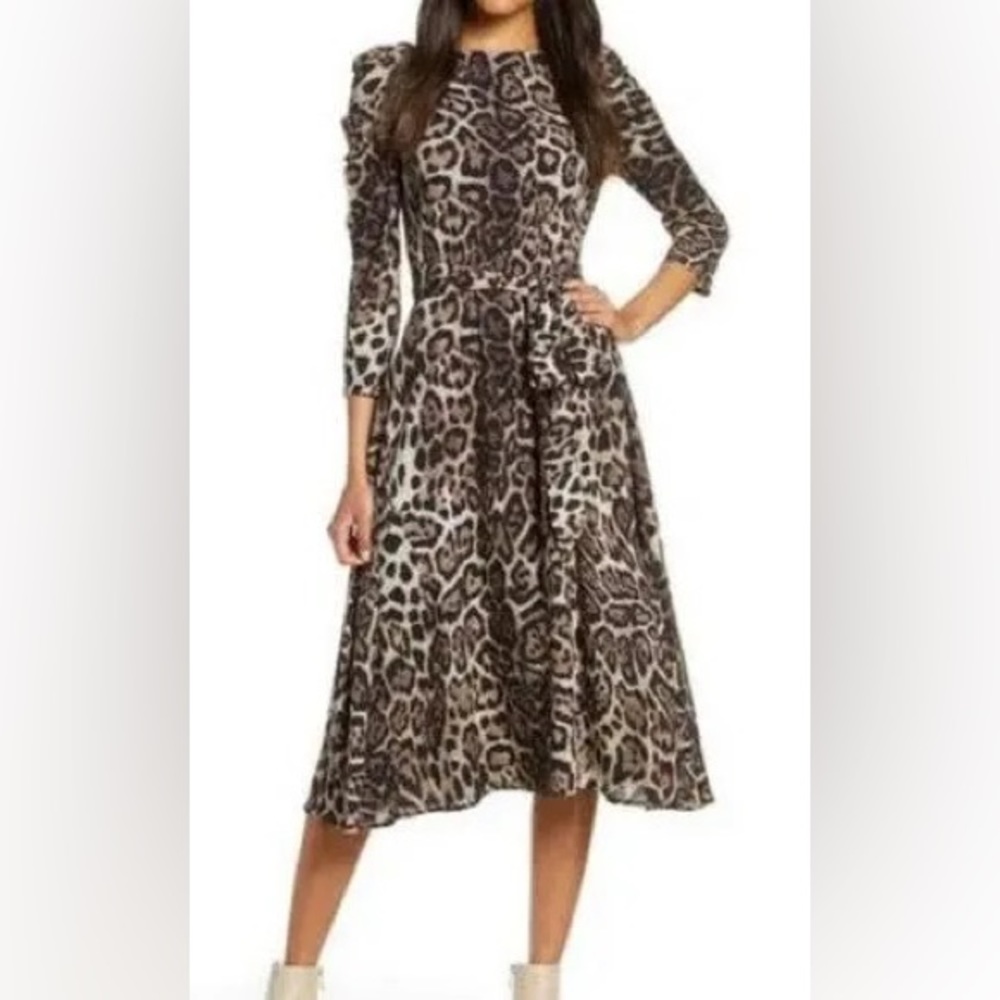 Leopard Print Dress- Eliza J @ Nordstrom